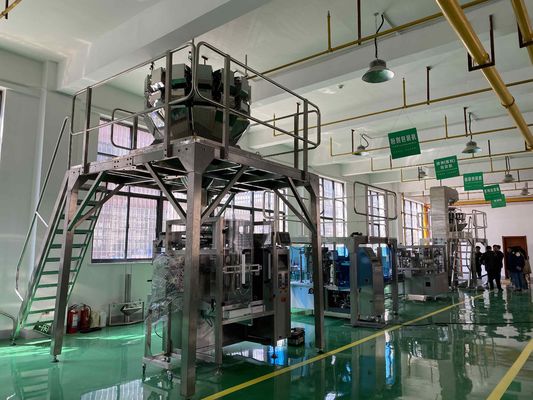10-500g 자동 파우더 봉지 사전 제조 된 가방 회전용 부품이있는 포장 기계