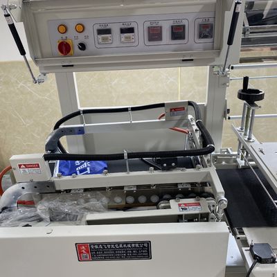 고속 열 열 자동 L 바 밀폐 수축 포장 기계 POF PVC 필름