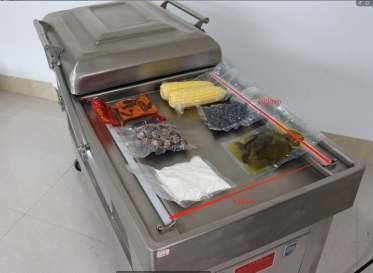 상업용 DZ 600 듀플 챔버 육류 진공 포장 기계 밀폐 길이가 600mm