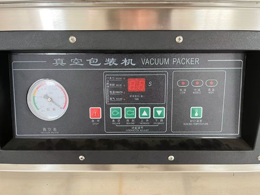 이중실 진공 포장 기계 250kg 용량 및 가스 충전 옵션