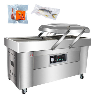 소형 포장용 간편하게 작동되는 반 자동 듀얼 챔버 진공 기계