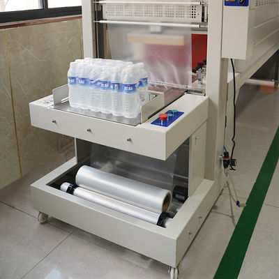 긴장 용접 절단 기능 500ml 병 수축 포장기 12 팩 220V