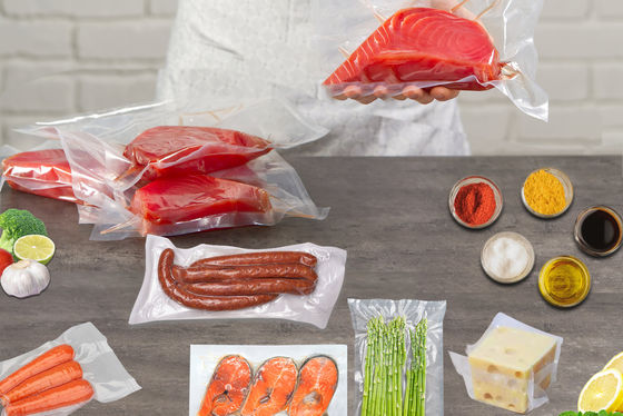 DZ600 생선 고기 소시지 쇠고기 새우 포장을 위한 자동 듀얼 챔버 진공 밀폐기