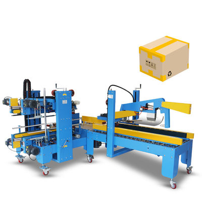 화학 산업용 화학 테이핑 카튼 롤-어웃 밀폐 기계 작동하기 쉽습니다