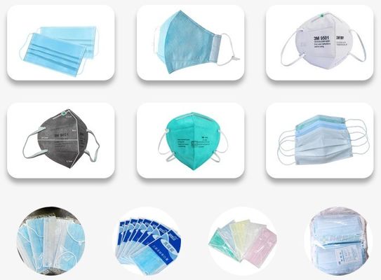 최대 필름 너비 80-220mm 고속 상업용 일회용 마스크 포장 기계