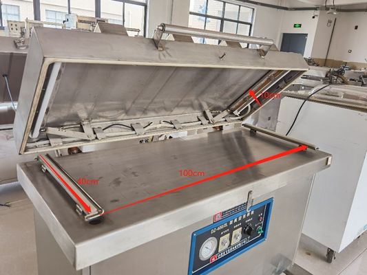 전기 가동 Dz400 생선 진공 밀폐기 기계 플라스틱 봉지 220V 단일 챔버