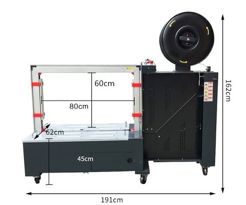 완전 자동 PP 벨트 스트래핑 기계 80kg 운반 용량 및 효율성