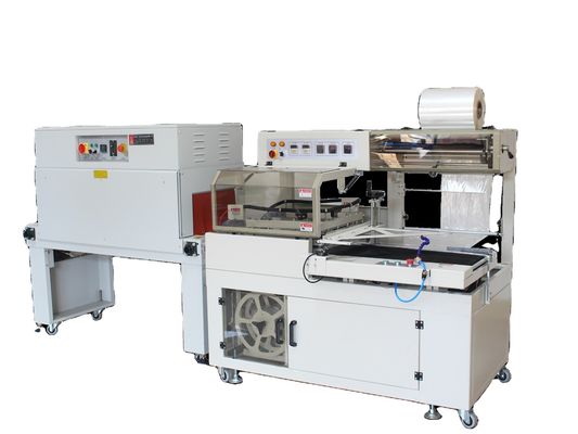 플라스틱 필름 봉지 상자 자동 L 바 시일러 측면 시일링 절단 열 수축 포장 기계