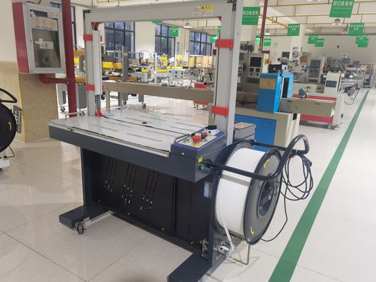 미국 식품 산업 고 테이블 오토 박스 스트래핑 기계 PP 밴드 9-15mm 80kg 운반 용량