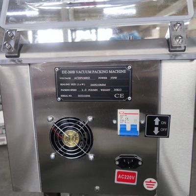 시간 절감 기능이 있는 플라스틱 포장 테이블 상단 진공 밀폐기 L480*W330*H360mm