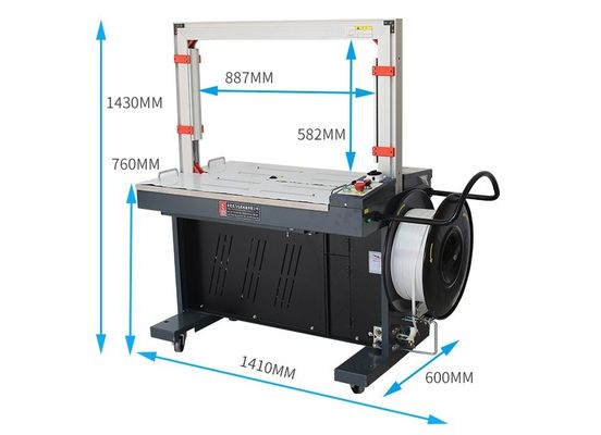 식품 포장 프로세스를 효율화 하 고 자동 카튼 케이스 밀폐 스트랩 머신