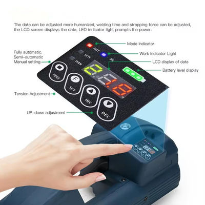 10-16MM PET PP 플라스틱 벨트를 위한 전기 구동 자동 스트래핑 포장 기계