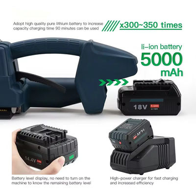 휴대용 PET PP 발러 스트랩링 띠 도구 빠른 단단한 속도 100-200mm/s