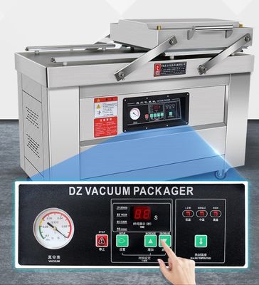 2Pcs 챔버 DZ-400 진공 밀착기 고기 닭고기 해산물 생선 쌀 벽돌 포장