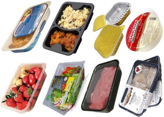 다재다능한 380V/50HZ 자동 진공 가스 플러싱 시일러 샐러드 채소 트레이 지도