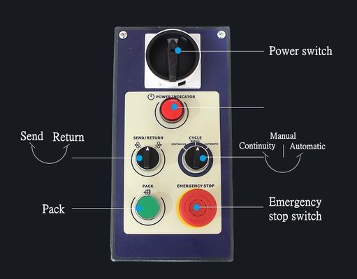 101A 완전 자동 높은 책상 상자 스트래퍼 9-15mm 스트랩을 위한 카튼 스트래핑 머신