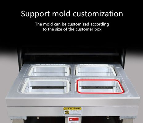 전기 구동 CE 자격을 갖춘 진공식품 트레이 밀폐기장