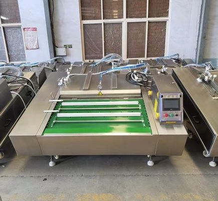 고기 치즈와 전체 닭고기 위한 고급 진공 컨베이어 벨트 포장 기계