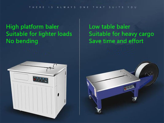 반자동 PP 벨트 포장 스트랩링 기계