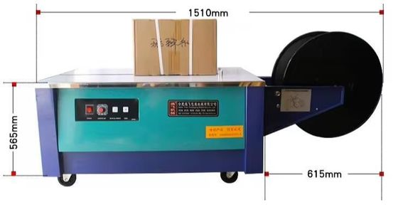 에너지 광산 산업의 카튼 포장용 반 자동 종이 스트랩 기계