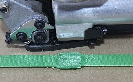 비디오 기술 지원 PET PP 밴드용 반 자동 플라스틱 벨트 스트랩 기계