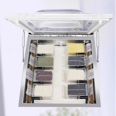 식품 곡물 및 콩을 위한 플라스틱 봉지 밀폐 쌀 포장 기계 조작이 쉽다