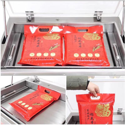 5kg/10kg 쌀에 맞춤형 CE 인증 자동 양면 모양 진공 포장 기계