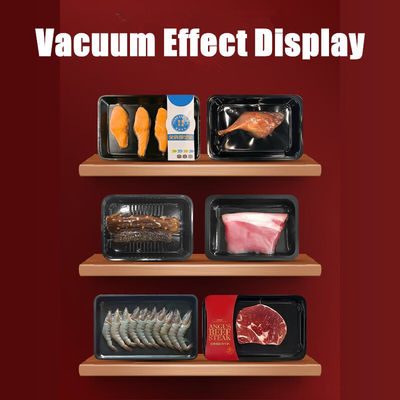 전기 가동 진공 트레이 밀폐기와 지도 피부 포장 기계 신선한 쇠고기 스테이크 고기