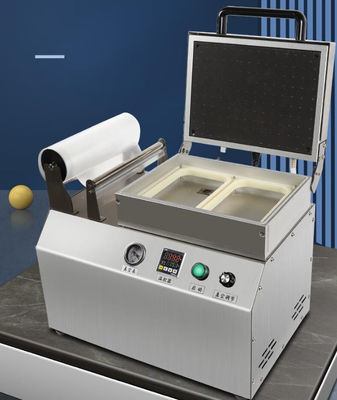 전기 가동 진공 트레이 밀폐기와 지도 피부 포장 기계 신선한 쇠고기 스테이크 고기