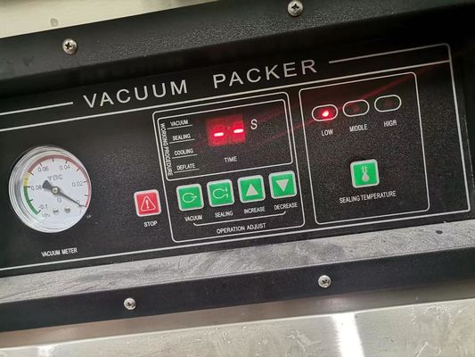 식료품 상점 및 900W 모터 전력을위한 듀얼 플랫 타입 빅 챔버 진공 포장 기계