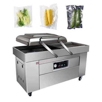 900W 220V 산업용 식품 포장 기계용 듀얼 챔버 육류 진공 밀폐기