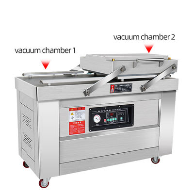 150KG 용량 올리브와 마니오크 DZ-400/2S를 위한 듀플 챔버 진공 포장 기계