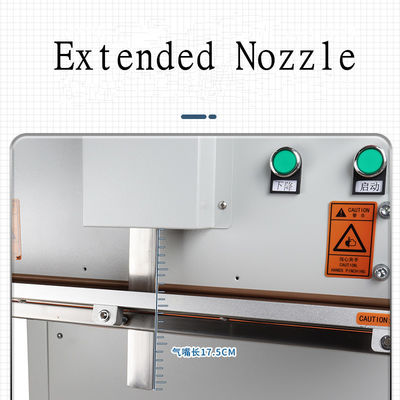 150kg 수직 포장재의 붓기 밀폐를 위한 젖은 건조 공기 펌프 가동식품 밀폐기