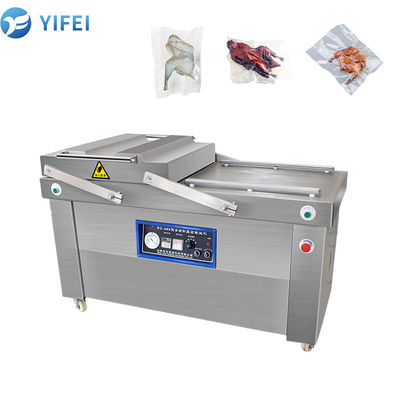 Automatic Double Chamber Vacuum Packing Machine for Salted Meat Dried Fish 돼지고기 소고기 쌀