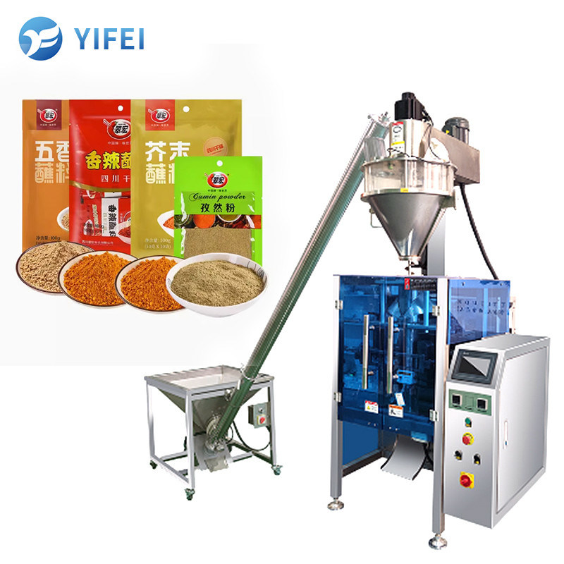 드라이 코코넛 파우더 포장용 자동 커리 페퍼 사켓 수직 포장 기계