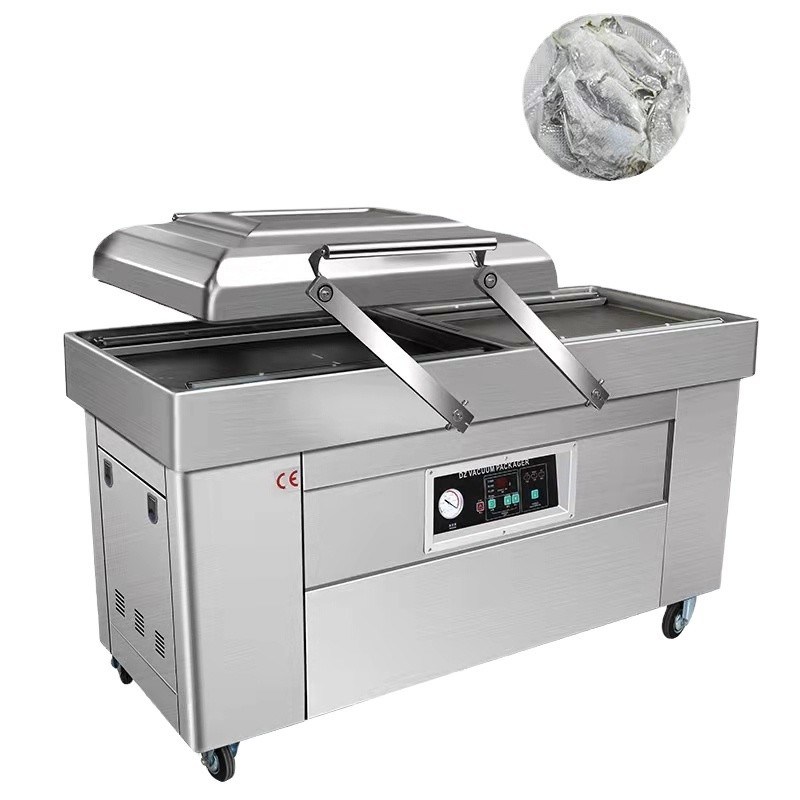 1500W 구동 DZ-400 이중 구로 챔버 피운 육류 빵 진공 포장 기계 질소 가스