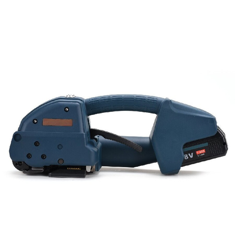 장수 재충전 가능한 배터리를 가진 PP PET 스트랩을 위한 전기 가동 스트랩 기계