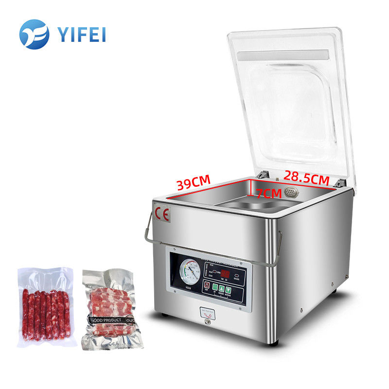 전기 난방 전력 250W 건조 및 습한 식품 보존용 진공 포장 기계